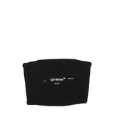 Off-White Black Cotton Facemask